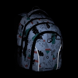 Studentský batoh BAGMASTER SUPERNOVA 21 A světlý, 34 l