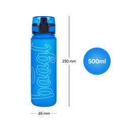 BAAGL Tritanová láhev na pití Logo modrá, 500ml