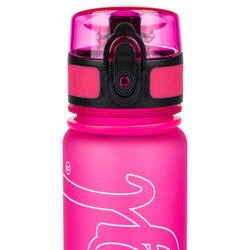 BAAGL Tritanová láhev na pití Logo růžová, 500ml